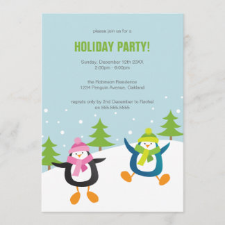 Invitation Fête des fêtes des Pingouins