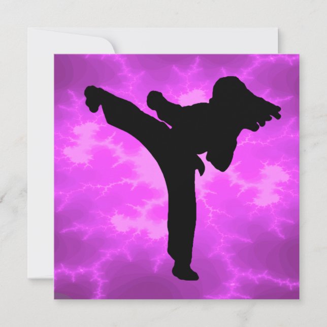 Invitation Fête des filles (Devant)