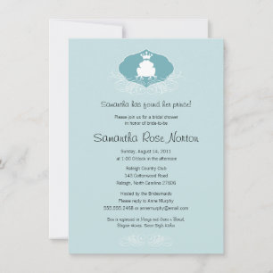 Invitation Fête des mariées à thème Prince Frog