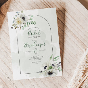 Invitation Fête des mariées Anemone Bouquet Arch