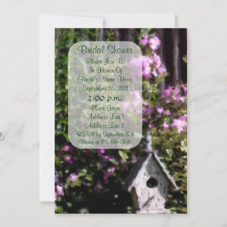 Invitation Fête des mariées Art Jardin Fleur