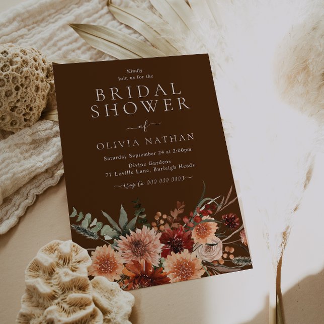 Invitation Fête des mariées bohème rustique moderne (Créateur téléchargé)