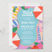 Fête des mariées Boho de la Piscine Tropicale