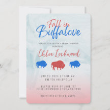 Invitation Fête des mariées Buffalo