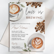 Fête des mariées café - L'amour brasse