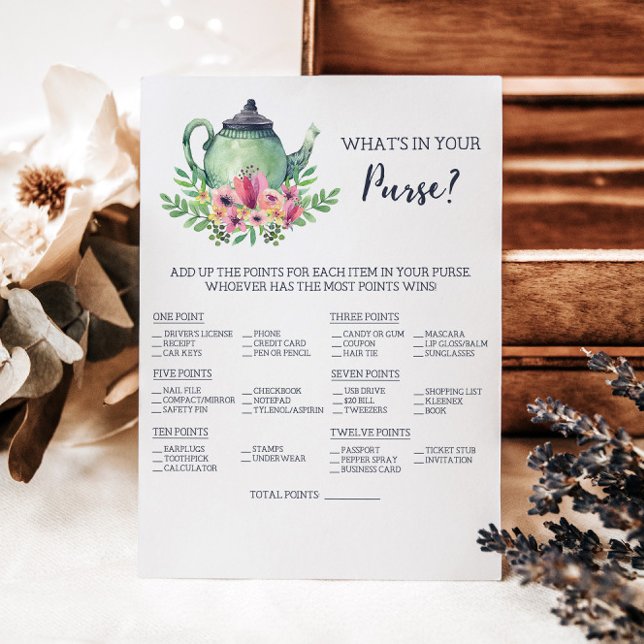 Invitation Fête des mariées Ce qui est dans votre jeu de bour (Créateur téléchargé)