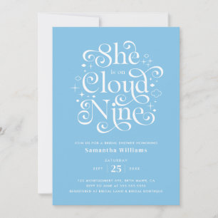 Invitation Fête des mariées Cloud 9
