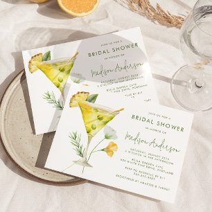 Invitation Fête des mariées Cocktail à l'ananas tropical Mart