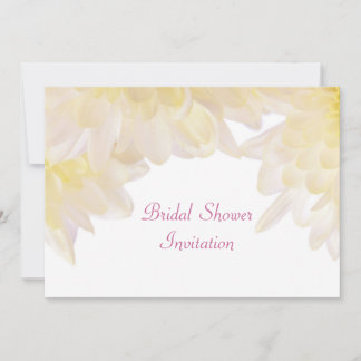 Invitation Fête des mariées Dahlias