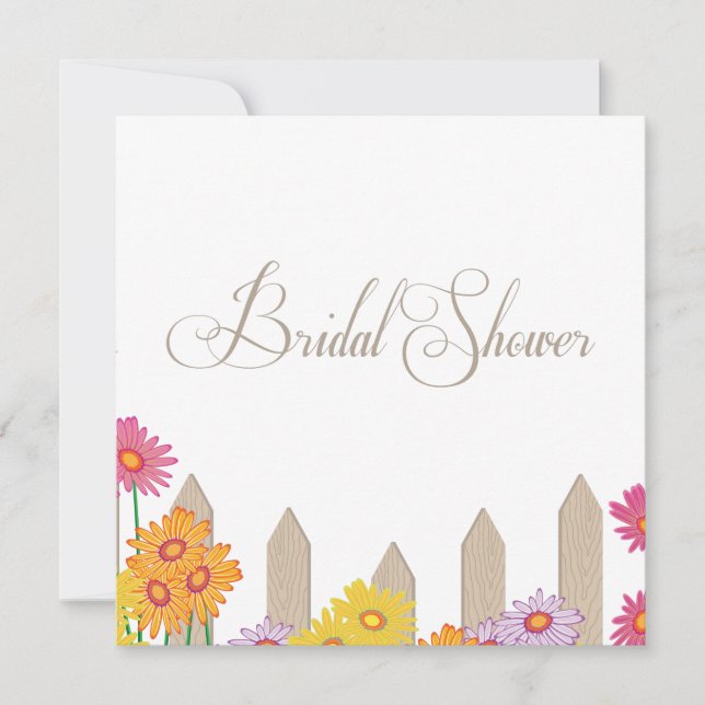 Invitation Fête des mariées de collection Garden Party (Devant)