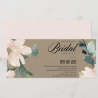Fête des mariées DE COULEUR D'EAU FLORALE DE KRAFT