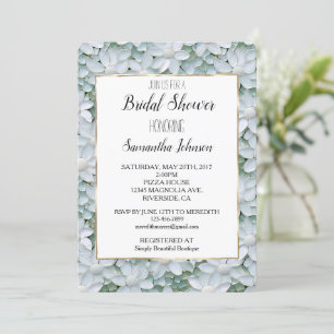 Invitation Fête des mariées de fleurs de lotus blanc