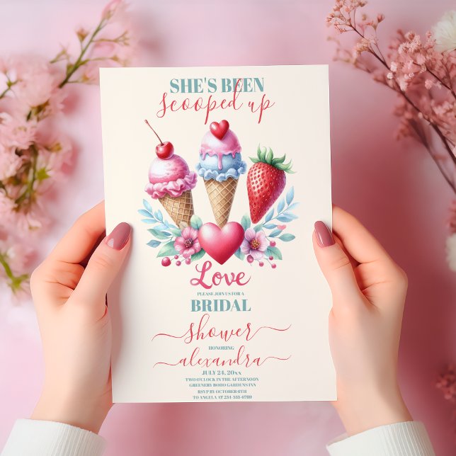 Invitation Fête des mariées de glace Boho (Créateur téléchargé)