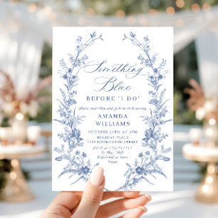 Invitation Fête des mariées de jardin victorienne Dusty