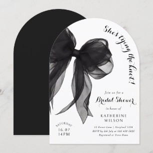 Invitation Fête des mariées de la ceinture noire