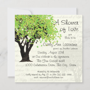 Invitation Fête des mariées de l'arborescence