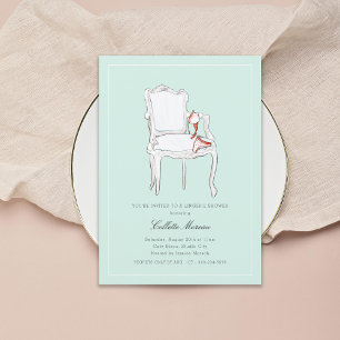 Invitation Fête des mariées de lingerie ou soirée de bachelor