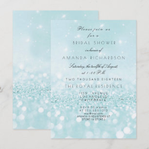 Invitation Fête des mariées de Parties scintillant étincelant