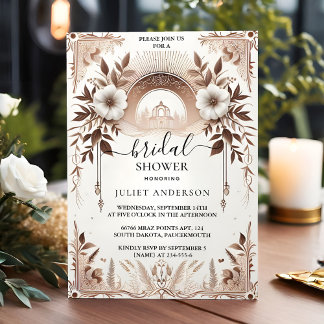 Invitation Fête des mariées de renouvellement de la vision du