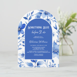 Invitation Fête des mariées Delft Blue French Chinoiserie