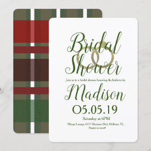 Invitation Fête des mariées des anneaux à huile à flanelle de