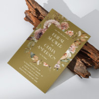 Fête des mariées d'olivier doré | Jardin boho rust