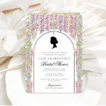 Invitation Fête des mariées élégante de la régence florale<br><div class="desc">Floral Regency Élégante invitation à la douche nuptiale</div>