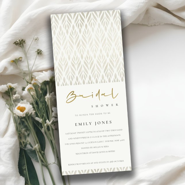 INVITATION FÊTE DES MARIÉES EN ARGENT BLANC ART DÉCO MODERNE  (Créateur téléchargé)