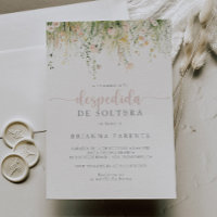 Fête des mariées espagnole Fleur sauvage Boho verd
