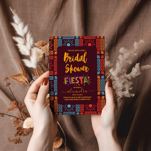 Invitation Fête des mariées Fiesta (Créateur téléchargé)