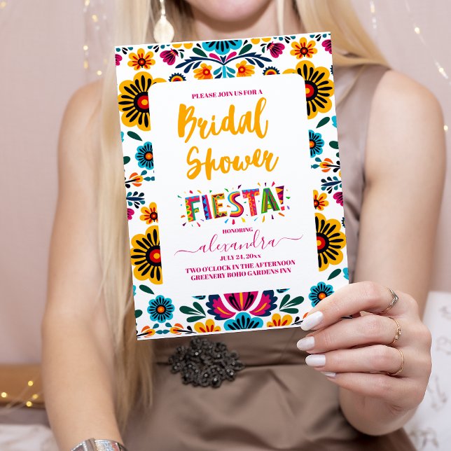 Invitation Fête des mariées Fiesta mexicaine (Créateur téléchargé)