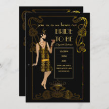 Fête des mariées Flapper Art Déco Gatsby des année