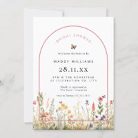 Fête des mariées Fleur sauvage Arch Butterfly