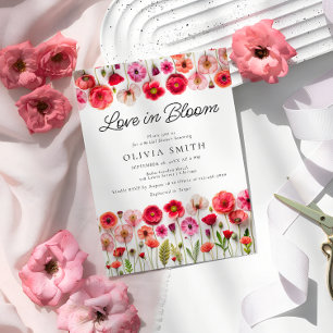 Invitation Fête des mariées Fleur sauvage Love In Bloom Invit