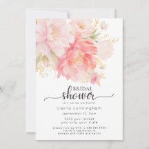 Fête des mariées florale Chic Pink Peony