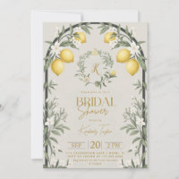 Fête des mariées florale d'Arc de citrons italien