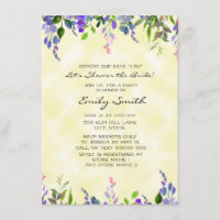 Fête des mariées florale de lavande jaune