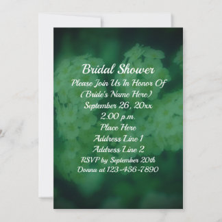 Invitation Fête des mariées florale Rose sauvage blanche