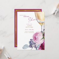 Fête des mariées Fuschia & Gold Elegant