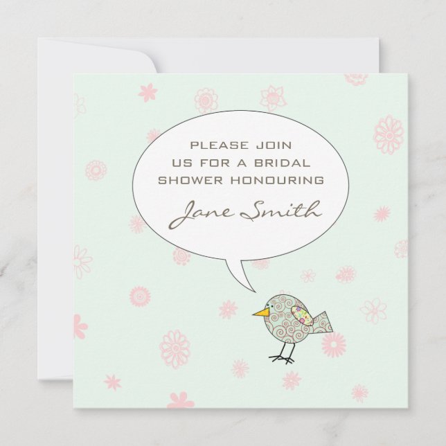 Invitation Fête des mariées lunaire (Devant)