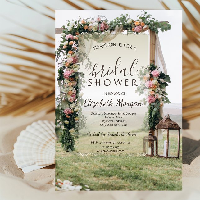 Invitation Fête des mariées mariage Arbour (Créateur téléchargé)