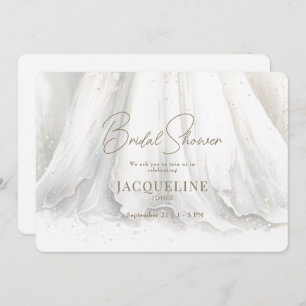 Invitation Fête des mariées Mariage élégance gracieuse