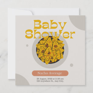 Invitation Fête des mariées moyenne de Nacho bleu marine