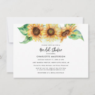 Invitation Fête des mariées personnalisée du script de fleurs
