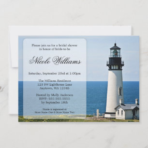 Invitation Fête des mariées phare