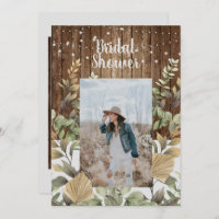 Fête des mariées photo Rustic Wood Fall Foliing