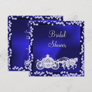 Invitation Fête des mariées Princess Coach & Horses