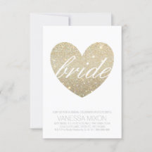 invitation Fête des mariées | Script Heart Fab Bri