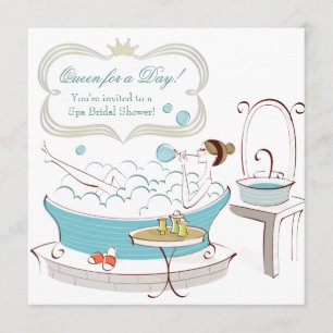 Invitation Fête des mariées Spa Princess Bride