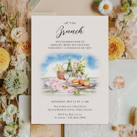 Fête des mères Brunch Jolie aquarelle se réunissen